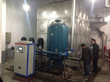 天津市武清区建筑工程总公司第五建筑公司 嘉峰大厦热水泵站不锈钢水箱、恒压供水泵组